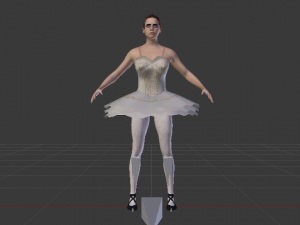 Ballerina 01 3D Модель