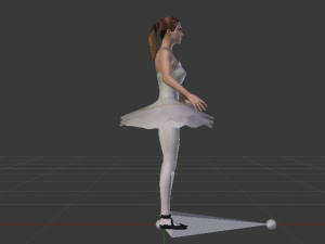 Ballerina 01 3D Модель