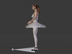 Ballerina 01 3D Модель
