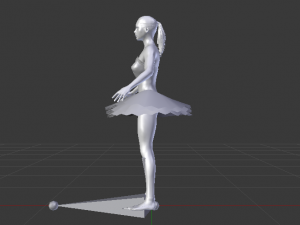 Ballerina 01 3D Модель