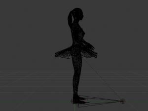 Ballerina 01 3D Модель