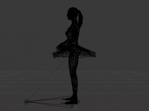Ballerina 01 3D Модель