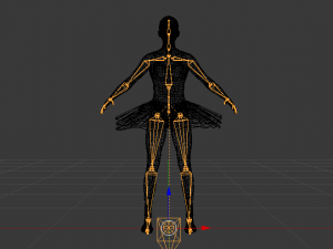 Ballerina 01 3D Модель