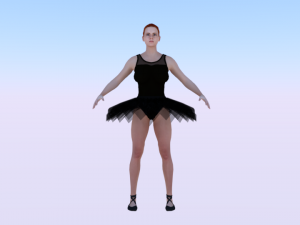Ballerina 02 3D Models