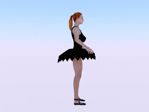 Ballerina 02 3D Model