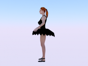 Ballerina 02 3D Model