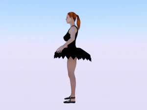 Ballerina 02 3D Model