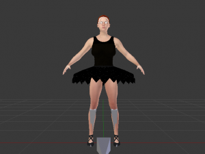 Ballerina 02 3D Model
