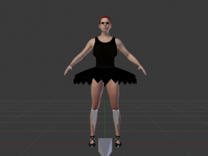 Ballerina 02 3D Model