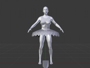 Ballerina 02 3D Model