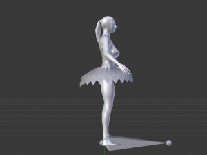 Ballerina 02 3D Model