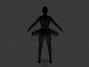 Ballerina 02 3D Model