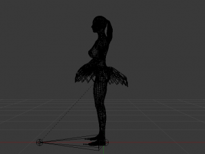 Ballerina 02 3D Model