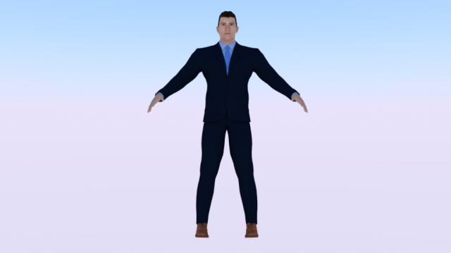 Businessman 01 3D 모델 .c4d .max .obj .3ds .fbx .stl .blend 