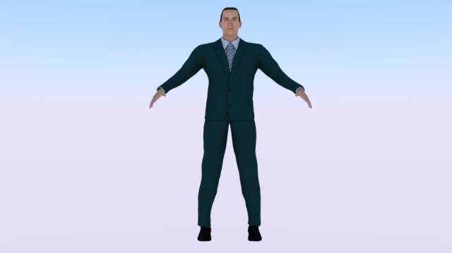 Businessman 07 Modelo 3D .c4d .max .obj .3ds .fbx .stl .blend 