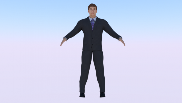 Businessman 09 Modelo 3D .c4d .max .obj .3ds .fbx .stl .blend 