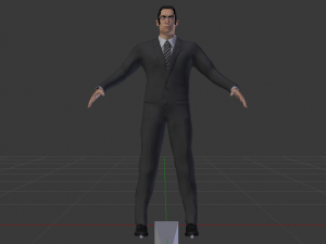 Businessman 010 3D Модель
