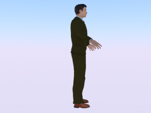 Businessman 014 3D Модель