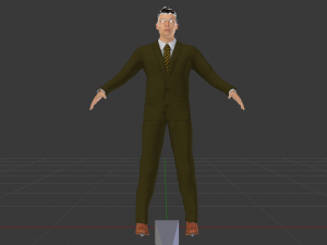 Businessman 014 3D Модель
