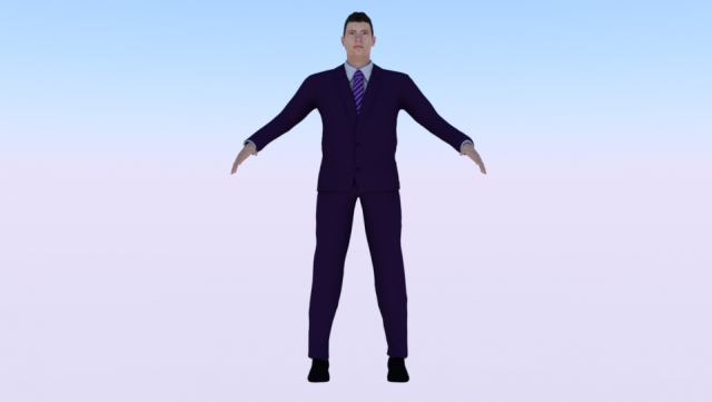 Businessman 016 3D Model .c4d .max .obj .3ds .fbx .stl .blend 