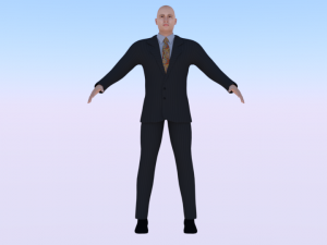 Businessman 017 3D Модель