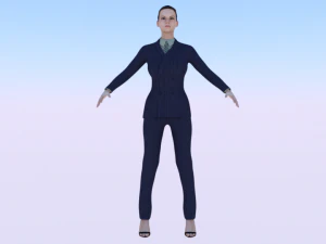 Businesswoman 01 3D Model