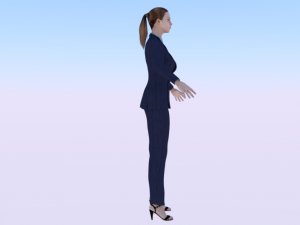 Businesswoman 01 3D Модель