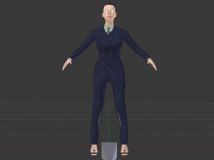 Businesswoman 01 3D Модель