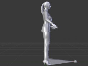 Businesswoman 01 3D Модель