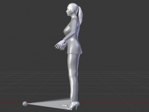 Businesswoman 01 3D Модель