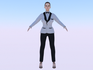 Businesswoman 02 Model 3D