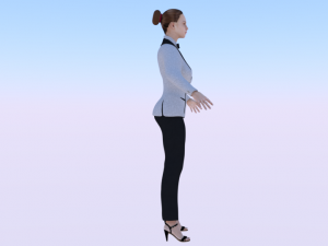 Businesswoman 02 3D 모델