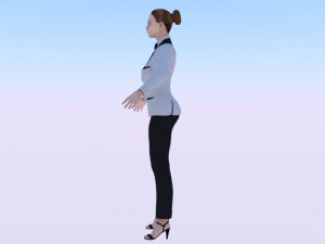 Businesswoman 02 3D 모델