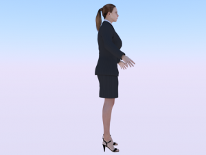 Businesswoman 03 Modèle 3D
