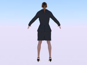 Businesswoman 03 Modèle 3D