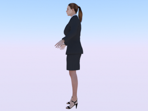 Businesswoman 03 Modèle 3D