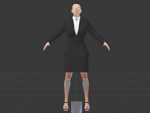 Businesswoman 03 Modèle 3D