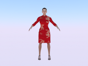 Chinese Woman 01 Modelo 3D