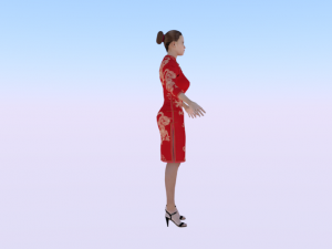 Chinese Woman 01 3D मॉडल