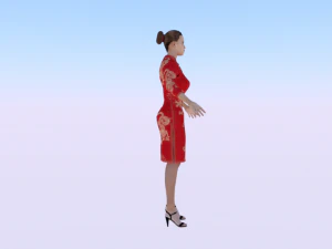 Chinese Woman 01 3D Model