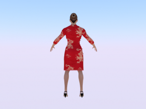 Chinese Woman 01 3D मॉडल