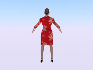 Chinese Woman 01 3D Model