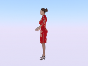 Chinese Woman 01 3D मॉडल