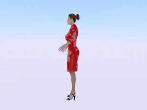 Chinese Woman 01 3D Model