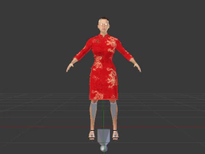 Chinese Woman 01 3D Model