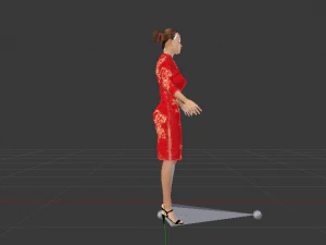 Chinese Woman 01 3D Model