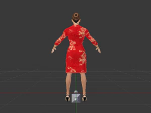 Chinese Woman 01 3D Model