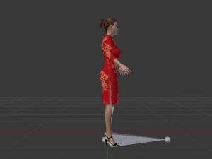 Chinese Woman 01 3D Model