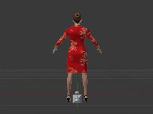 Chinese Woman 01 3D Model