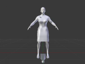Chinese Woman 01 3D Model